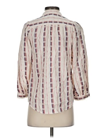 Pilcro 3/4 Sleeve Button-Down Shirt (view 2)
