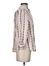 Pilcro Tweed Ivory 3/4 Sleeve Button-Down Shirt Size XS - photo 4