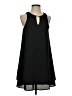 Everly 100% Polyester Solid Black Cocktail Dress Size S - photo 1