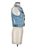 Mind Code Blue Denim Vest Size M - photo 4