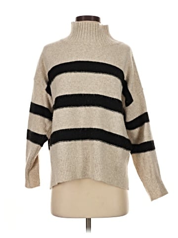 Line & Dot Turtleneck Sweater (view 1)
