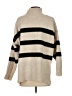 Line & Dot 100% Acrylic Stripes Tan Turtleneck Sweater Size S - photo 2