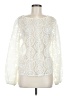 Choklate 100% Polyester Ivory Long Sleeve Blouse Size Med - Lg - photo 1