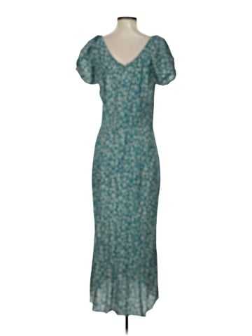 Madewell Cap-Sleeve Midi Dress in Floral (view 2)