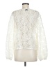 Choklate 100% Polyester Ivory Long Sleeve Blouse Size Med - Lg - photo 2