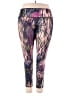 Bebe Sport Animal Print Purple Active Pants Size 3X - photo 1