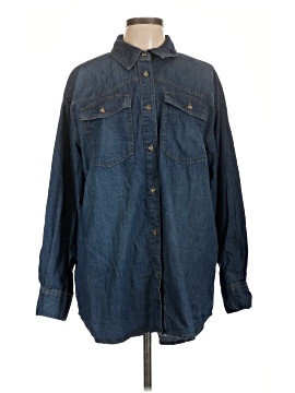 Sofia Jeans By Sofia Vergara Long Sleeve Button Down Shirt
