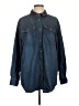 Sofia Jeans by Sofia Vergara 100% Cotton Blue Long Sleeve Button-Down Shirt Size L - photo 1
