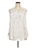 Torrid Ivory Sleeveless Blouse Size 2X Plus (2) - photo 1