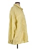 Unbranded Solid Yellow Long Sleeve Button-Down Shirt Size L (estimated) - photo 4