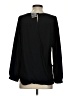 Ulla Johnson 100% Silk Black Long Sleeve Silk Top Size 2 - photo 2