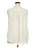 Torrid 100% Polyester Ivory Sleeveless Blouse Size 2X Plus (2) - photo 2