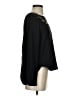 Ulla Johnson 100% Silk Black Long Sleeve Silk Top Size 2 - photo 4