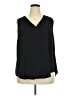 Torrid 100% Polyester Black Sleeveless Blouse Size 2X Plus (2) - photo 1