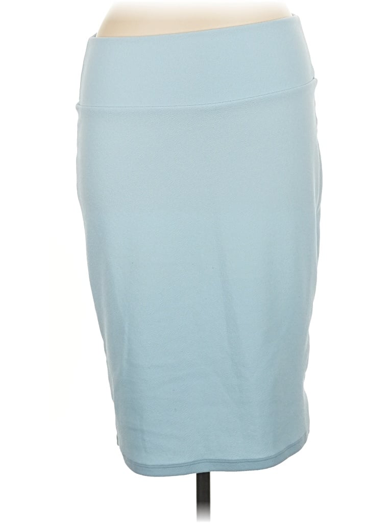 Pre-owned Lularoe Casual Skirt In Blue