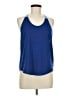 Nike 100% Polyester Blue Tank Top Size M - photo 1