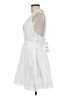 Zara 100% Polyester White Cocktail Dress Size M - photo 5