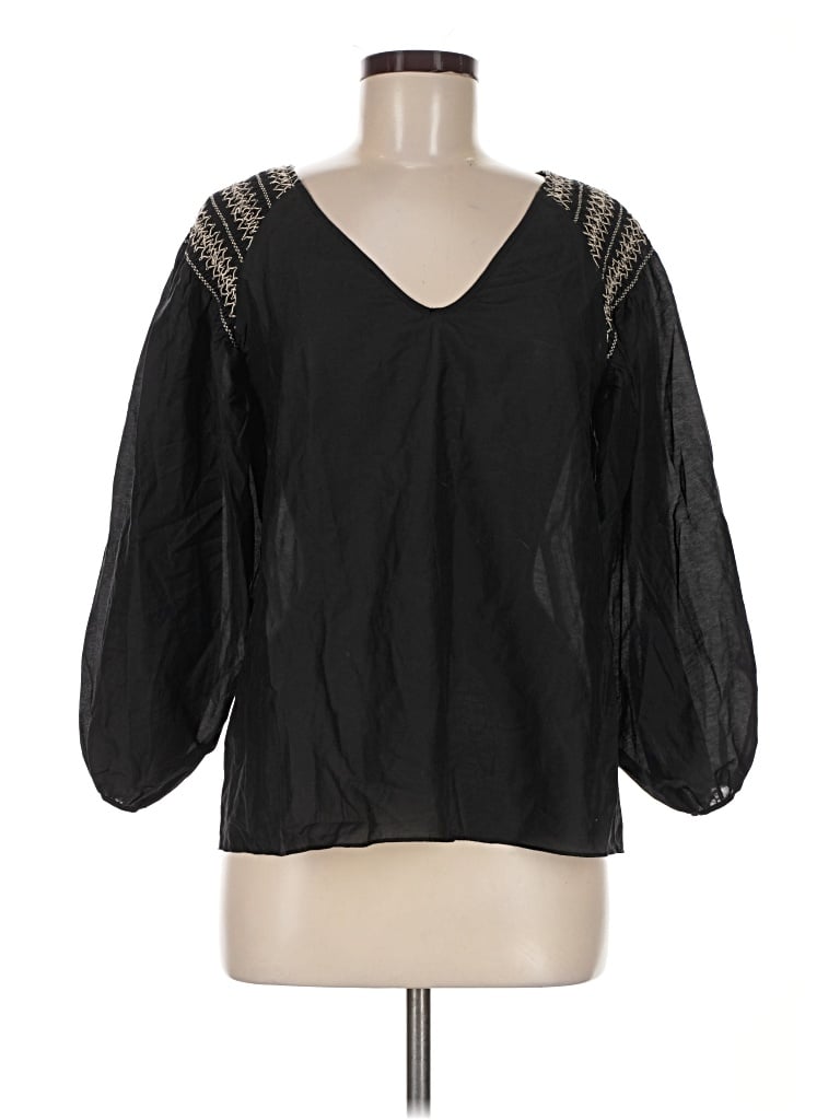 Pre-owned Parker 3/4 Sleeve T-shirt In Black