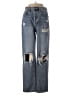 PacSun 100% Cotton Hearts Blue Jeans Size 26 waist - photo 1
