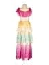 LoveShackFancy Tie-dye Pink Cocktail Dress Size 2 - photo 1