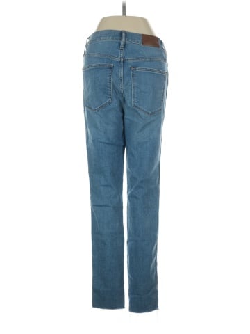 Madewell 10" High-Rise Skinny Jeans in Highview Wash: Raw-Hem Edition (view 2)