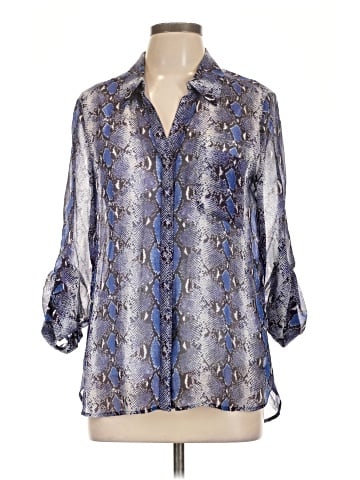 Diane von Furstenberg 3/4 Sleeve Silk Top (view 1)