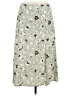 Willow 100% Polyester Floral Green Casual Skirt Size M - photo 1
