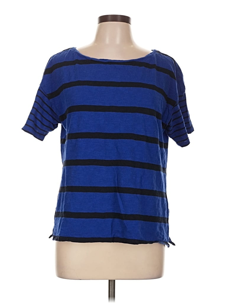 Pre-owned Talbots Short Sleeve T-shirt In Blue