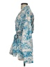 Commense Paisley Blue Long Sleeve Blouse Size S - photo 5