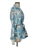 Commense Paisley Blue Long Sleeve Blouse Size S - photo 4