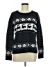 Pol Print Black Pullover Sweater Size M - photo 1