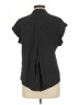 Jachs Girlfriend 100% Rayon Polka Dots Black Short Sleeve Blouse Size L - photo 2