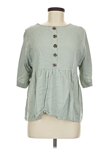 Lake Flower 3/4 Sleeve T-Shirt (view 1)