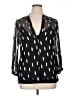 Alice + Olivia Black Long Sleeve Blouse Size XL - photo 1