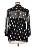 Alice + Olivia Black Long Sleeve Blouse Size XL - photo 2
