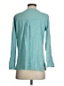 Gloria Vanderbilt Teal Long Sleeve Henley Size S - photo 2