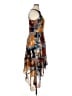 Laundry by Shelli Segal 100% Polyester Paisley Multi Color Brown Cocktail Dress Size 14 - photo 4