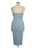 PrettyLittleThing Solid Blue Cocktail Dress Size 14 - photo 2