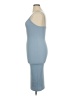 PrettyLittleThing Solid Blue Cocktail Dress Size 14 - photo 5