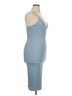 PrettyLittleThing Solid Blue Cocktail Dress Size 14 - photo 4