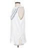 By Design 100% Rayon White Sleeveless Blouse Size S - photo 5