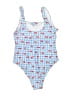 Unbranded Hearts Blue One Piece Swimsuit Size L - photo 2