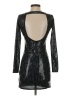 G by GUESS 100% Polyester Metallic Black Cocktail Dress Size XS - photo 2