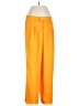 A New Day 100% Polyester Color Block Orange Casual Pants Size 12 - photo 1