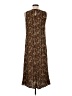 STUDIO EASE Animal Print Brown Casual Dress Size M (estimated) - photo 2
