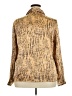 Kathie Lee Animal Print Gold Long Sleeve Blouse Size 18/20W - photo 2