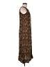 STUDIO EASE Animal Print Brown Casual Dress Size M (estimated) - photo 4