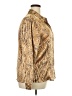 Kathie Lee Animal Print Gold Long Sleeve Blouse Size 18/20W - photo 4