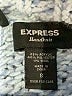 Express 100% Polyester Tweed Blue Turtleneck Sweater Size S - photo 7