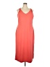 Columbia Solid Orange Casual Dress Size 2X - photo 1